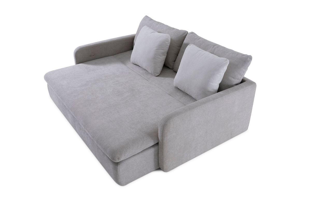 Sofá-cama Lourmarin – aberto como cama