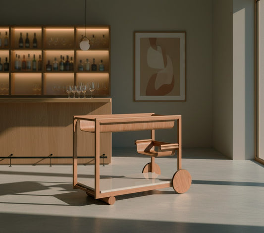 Carrinho Bar Blend – vista lateral