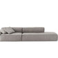 Sofá Modular Famy com Chaise Lateral – vista frontal