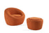 Poltrona Bayonne com Puff – com puff
