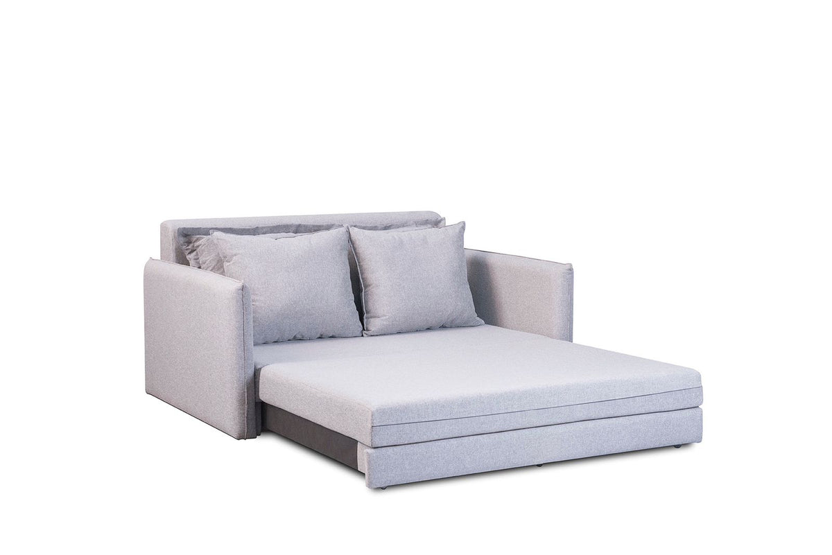 Sofá-cama Vannes – aberto como cama