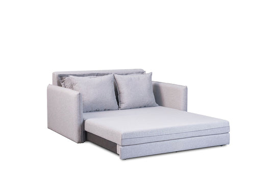 Sofá-cama Vannes – aberto como cama