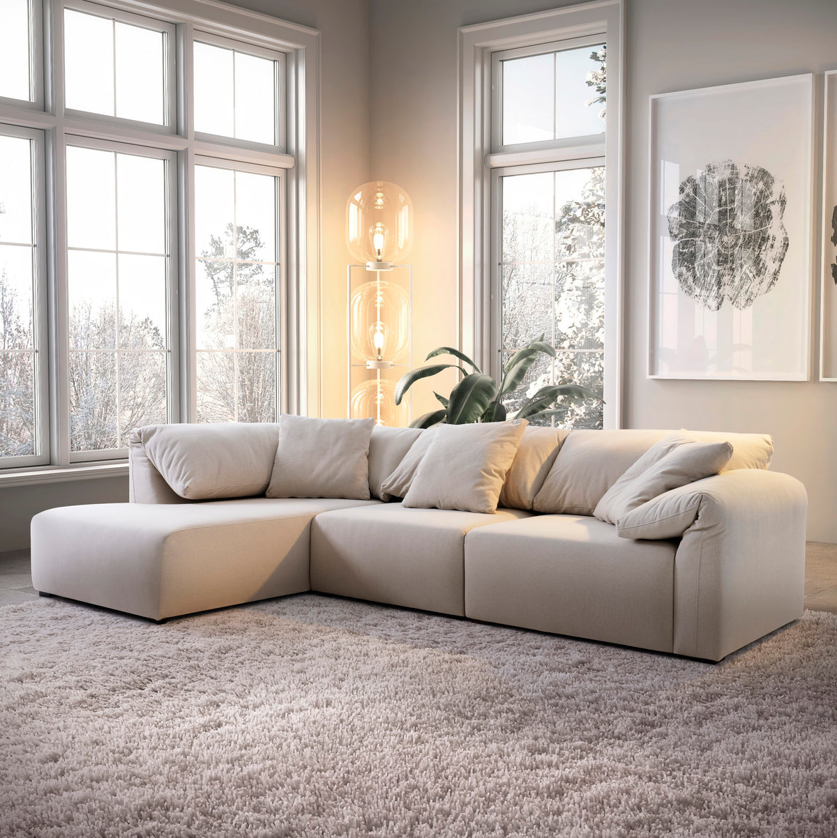Sofá Chantilly com Chaise – foto 2 de 2