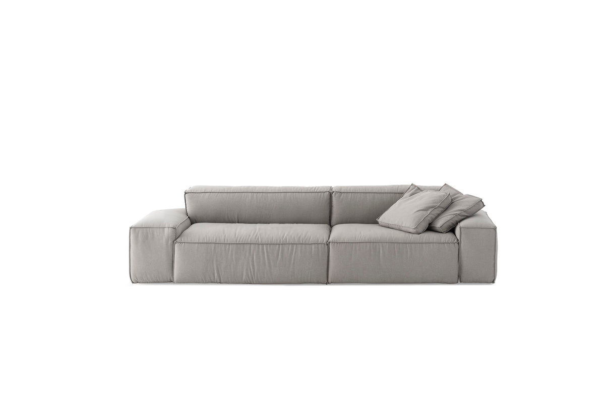 Sofá Modular Famy com Chaise Lateral – vista lateral