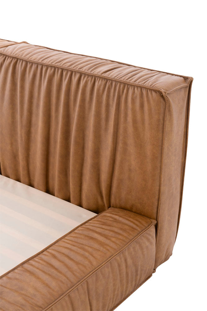 Cama Estofada Chamonix – detalhe da cabeceira