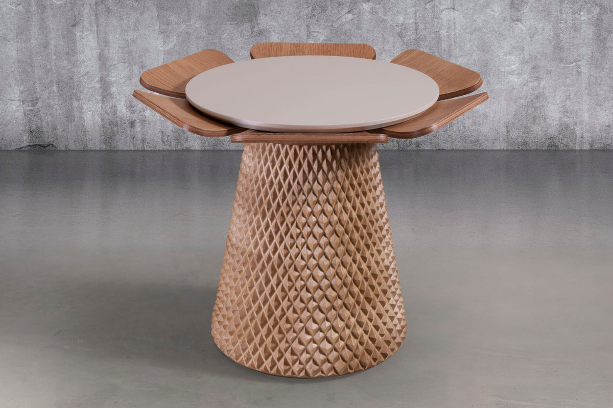 Mesa Lateral Flower – detalhe