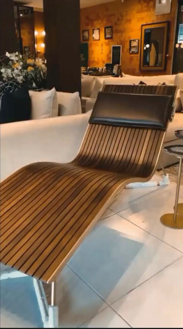 Chaise Falx Madeira Maciça – foto 6