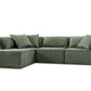 Sofá Celine com Chaise Lateral, vista em ângulo