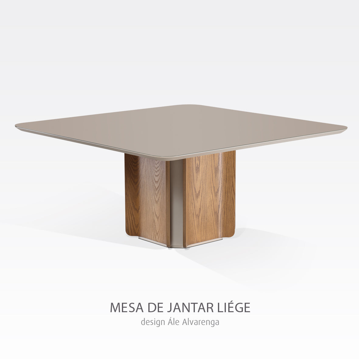 Mesa de Jantar Quadrada Liége – foto 1