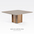 Mesa de Jantar Quadrada Liége – foto 1