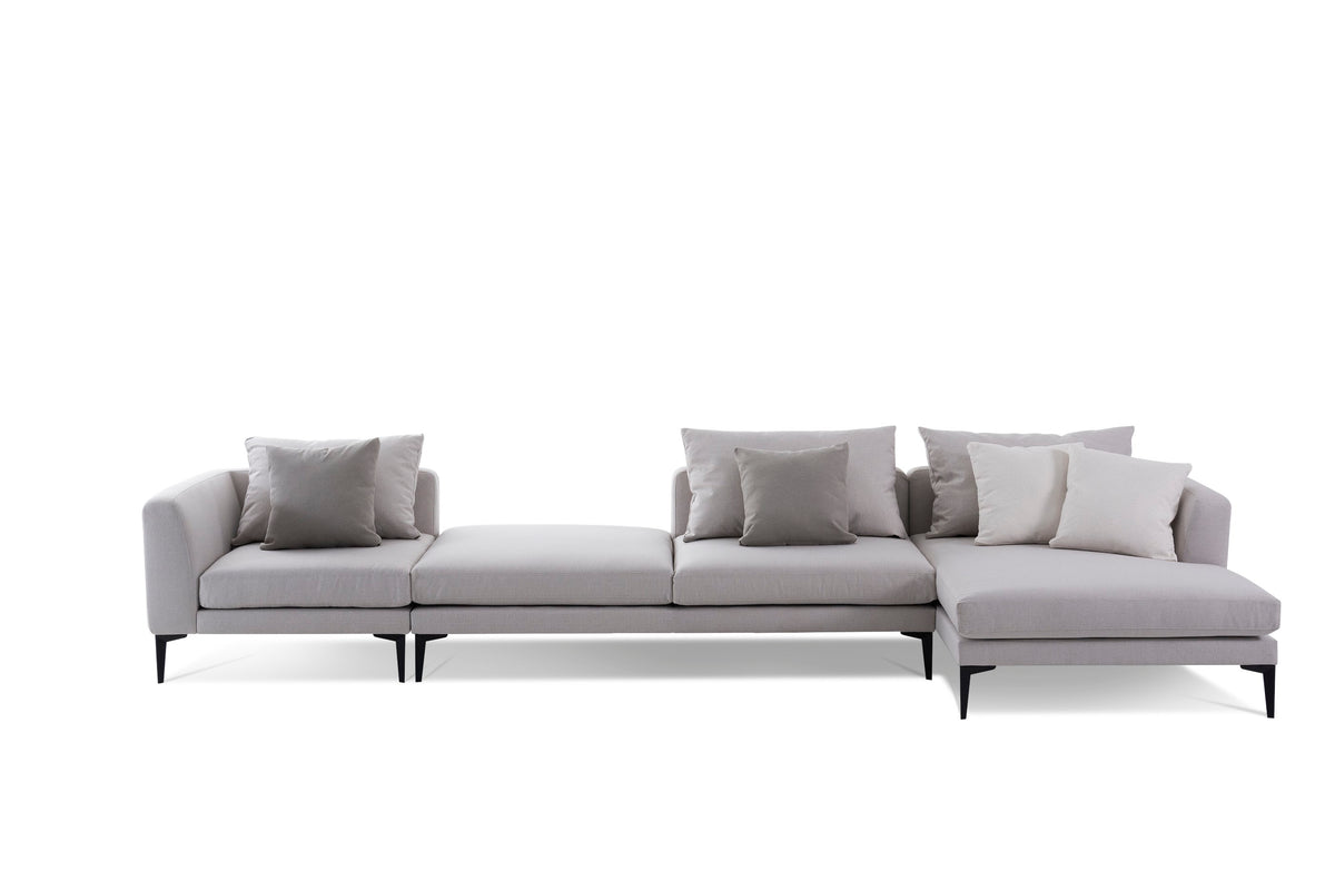 Sofá Bordeaux com Chaise – sofá para sala de estar