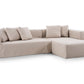 Sofá Giverny de Capa com Chaise de Canto – vista frontal