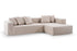 Sofá Giverny de Capa com Chaise de Canto – vista frontal