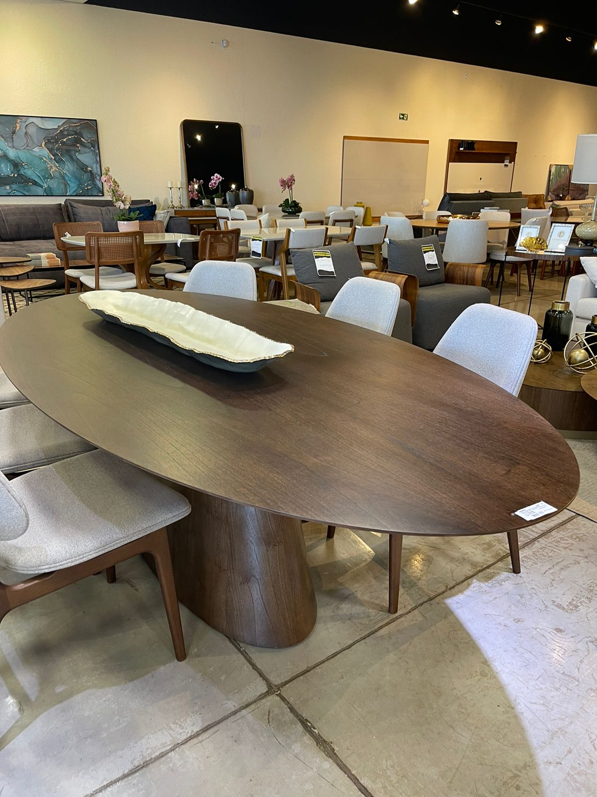Mesa de Jantar Oval Verona – foto 8