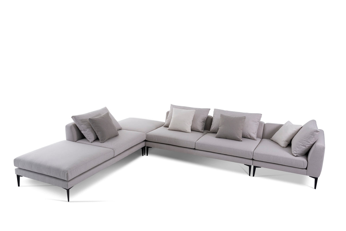 Sofá Bordeaux com Chaise – foto 2 de 3