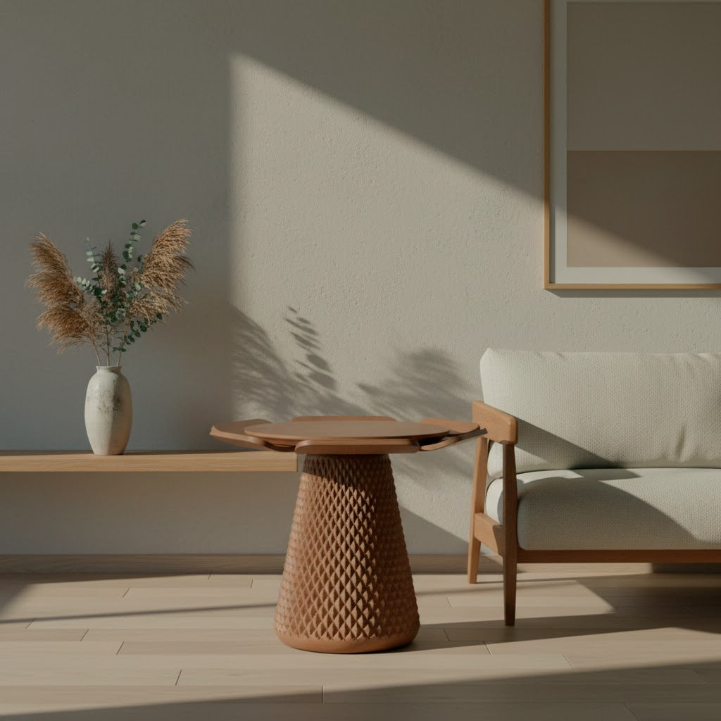 Mesa Lateral Flower – ambientado