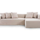 Sofá Giverny de Capa com Chaise de Canto – vista em ângulo