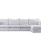 Sofá Saint-Tropez de Capa com Chaise – vista frontal