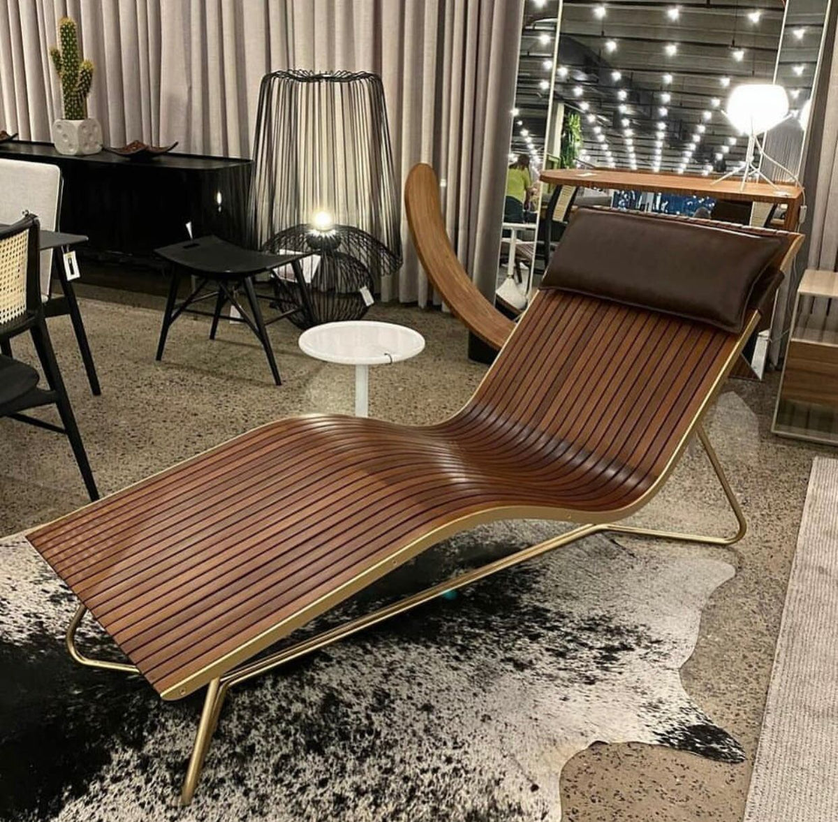Chaise Falx Madeira Maciça – foto 3