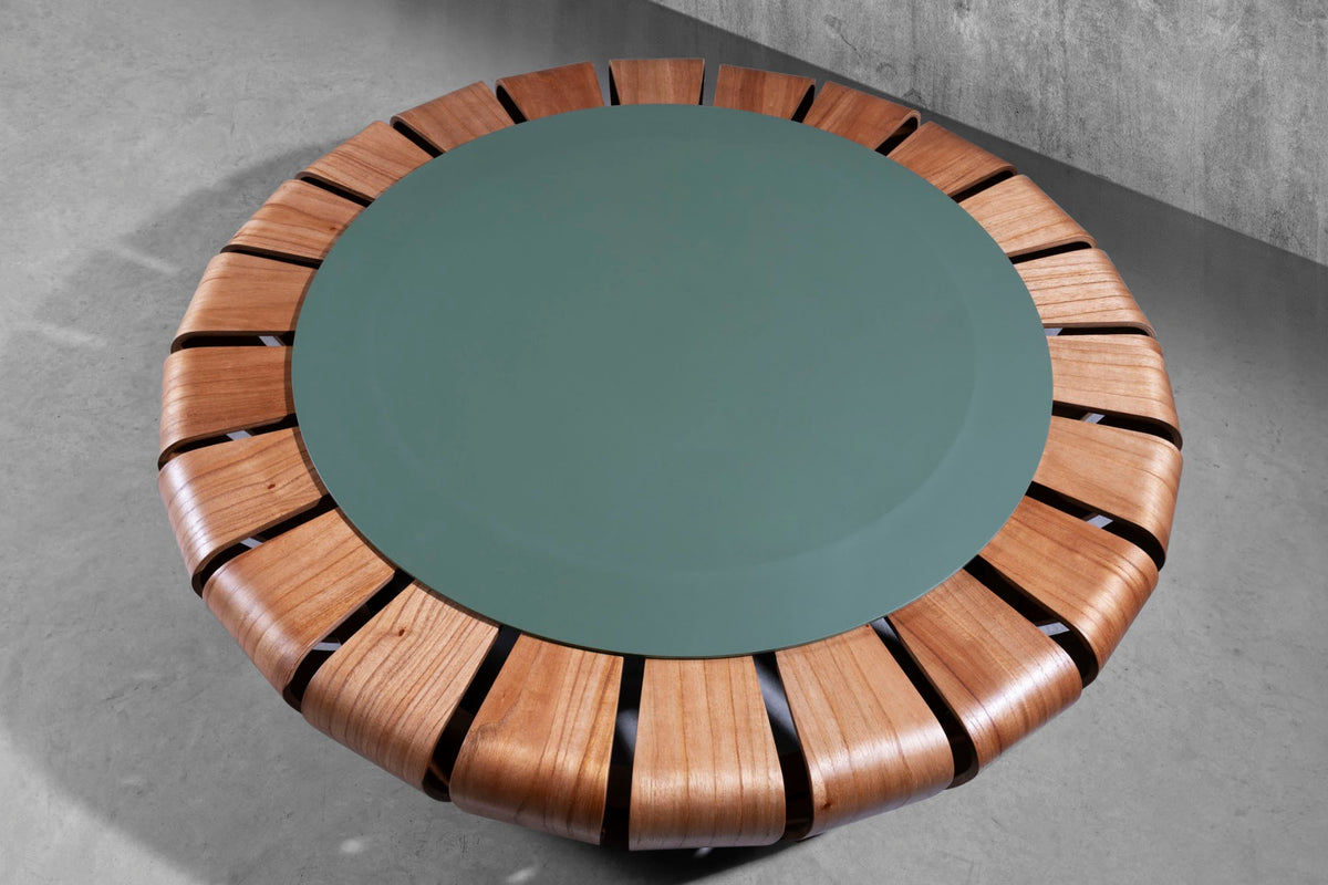 Mesa de Centro Coral – ambientado