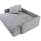 Sofá-cama Lourmarin – aberto, vista em ângulo