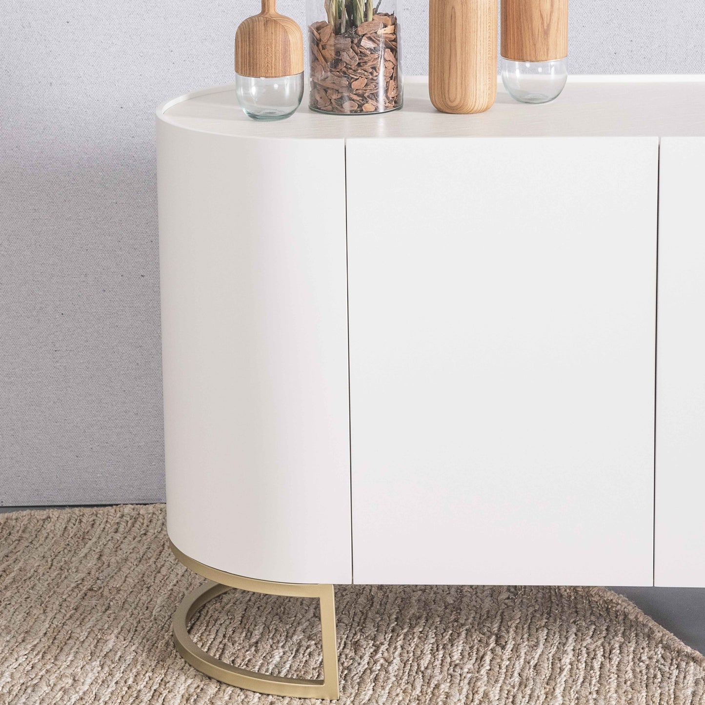 Buffet Celeste Curvo