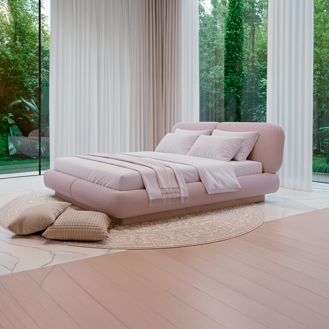 Cama Estofada Nuvem