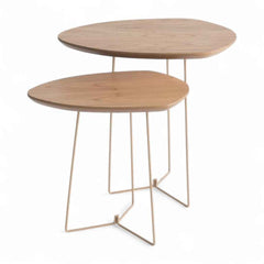 Mesa de Lateral Olive Orgânico Metal