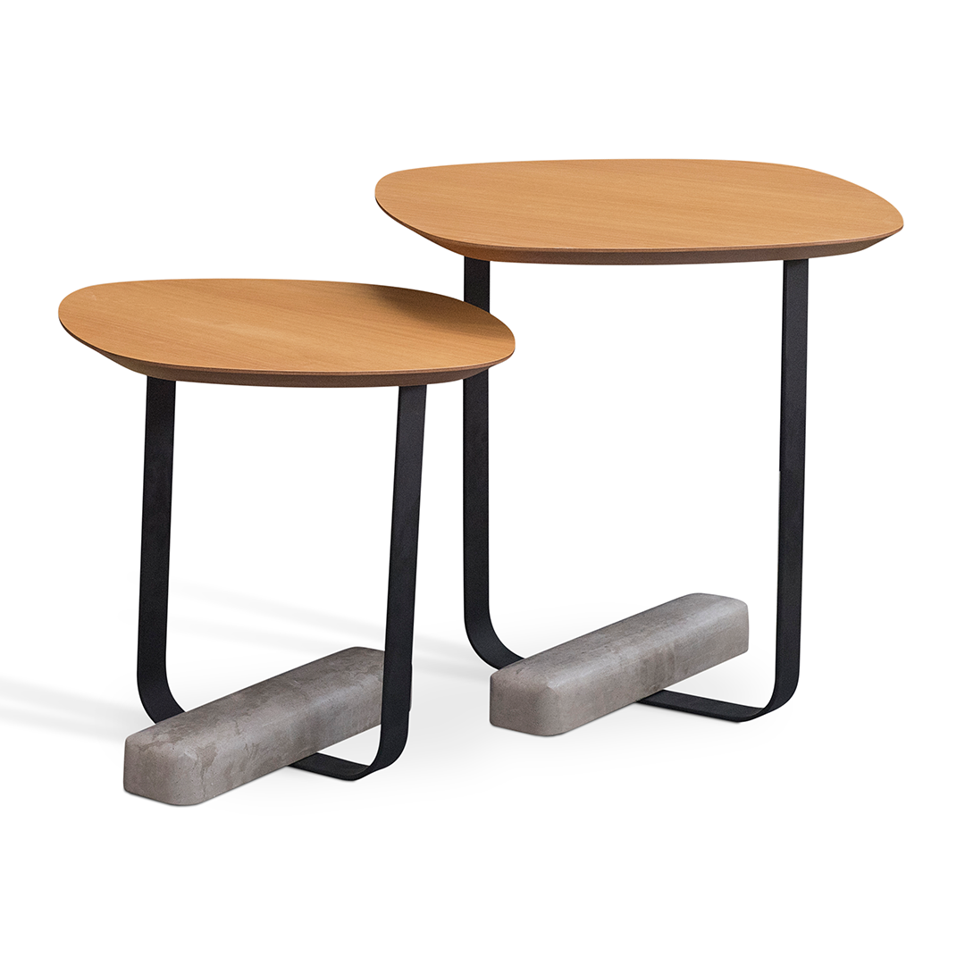Conjunto de Mesa Lateral Concrete