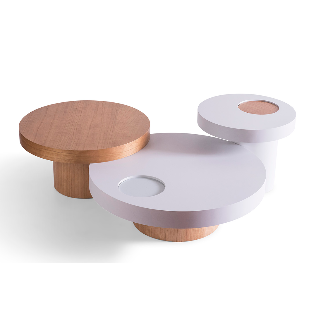 Trio de Mesa de Centro Tina