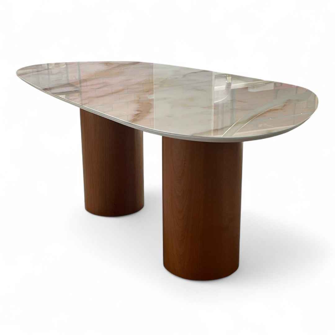 Mesa de Jantar Orgânica Marmorizada - Attua Design Moveis de Alto Padrão