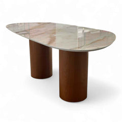 Mesa de Jantar Orgânica Marmorizada