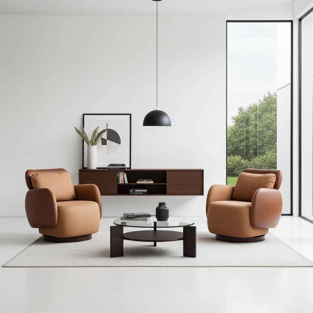 Poltrona Giratória Santorini - Attua Design Moveis de Alto Padrão