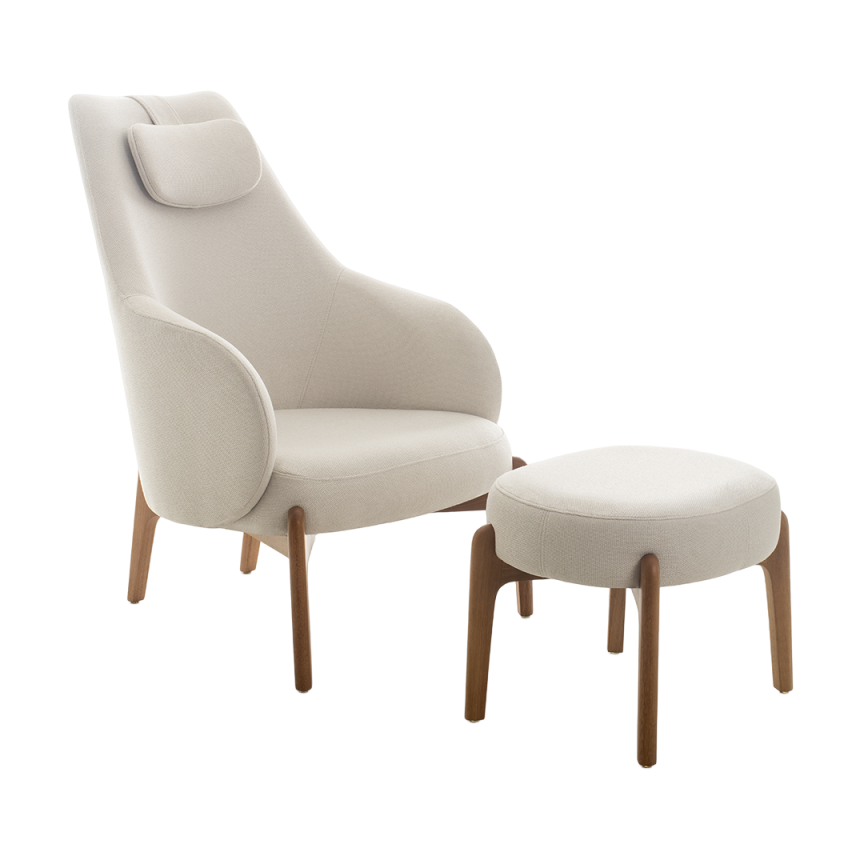 Poltrona Colinas com Puff – poltrona para sala de estar