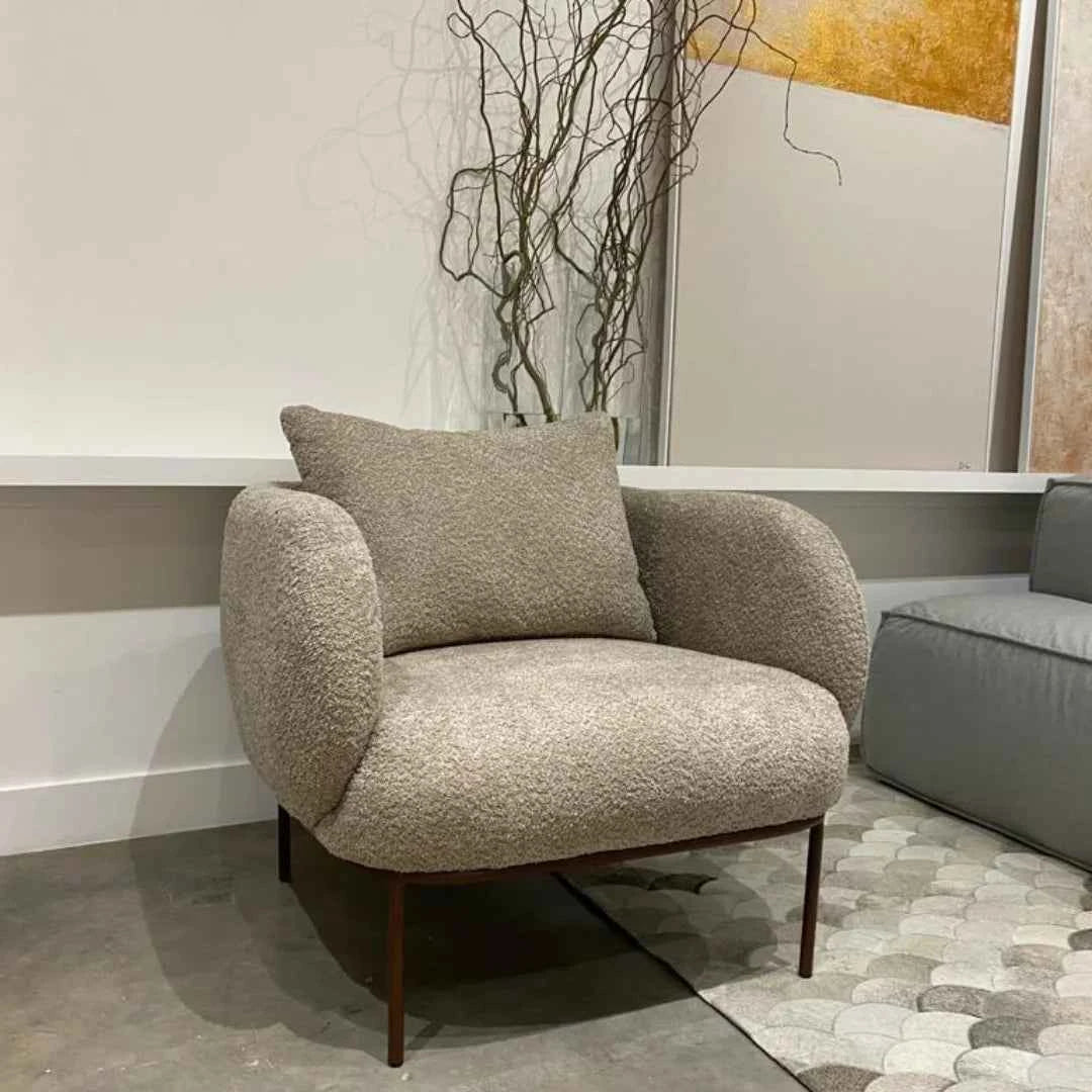 Poltrona Noah Metal - Attua Design Moveis de Alto Padrão