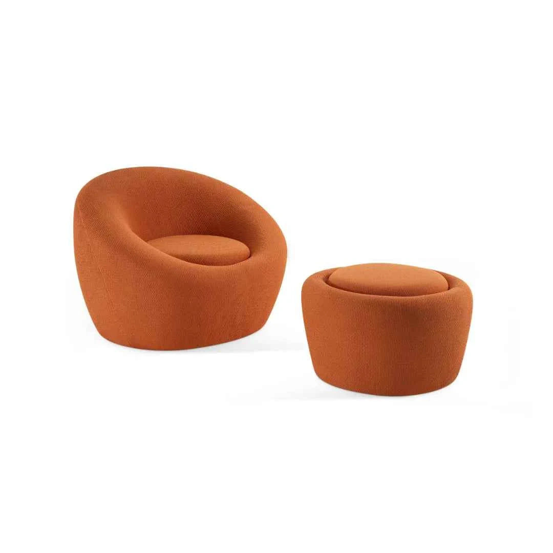 Poltrona Orgânica Ring com Puff - Attua Design Moveis de Alto Padrão