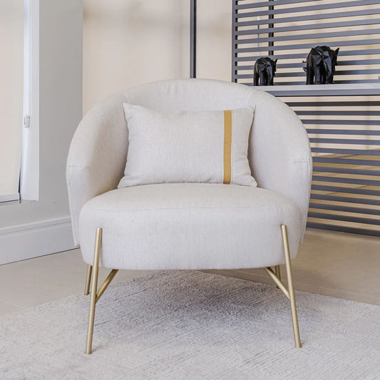 Poltrona Safira Base Metal