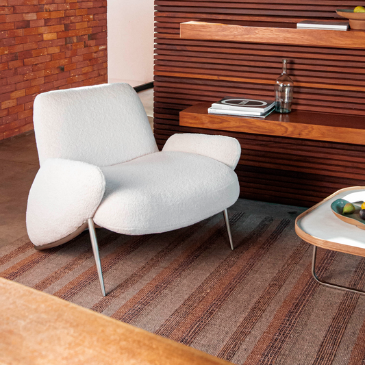 Poltrona Asas Metal - Attua Design Moveis de Alto Padrão