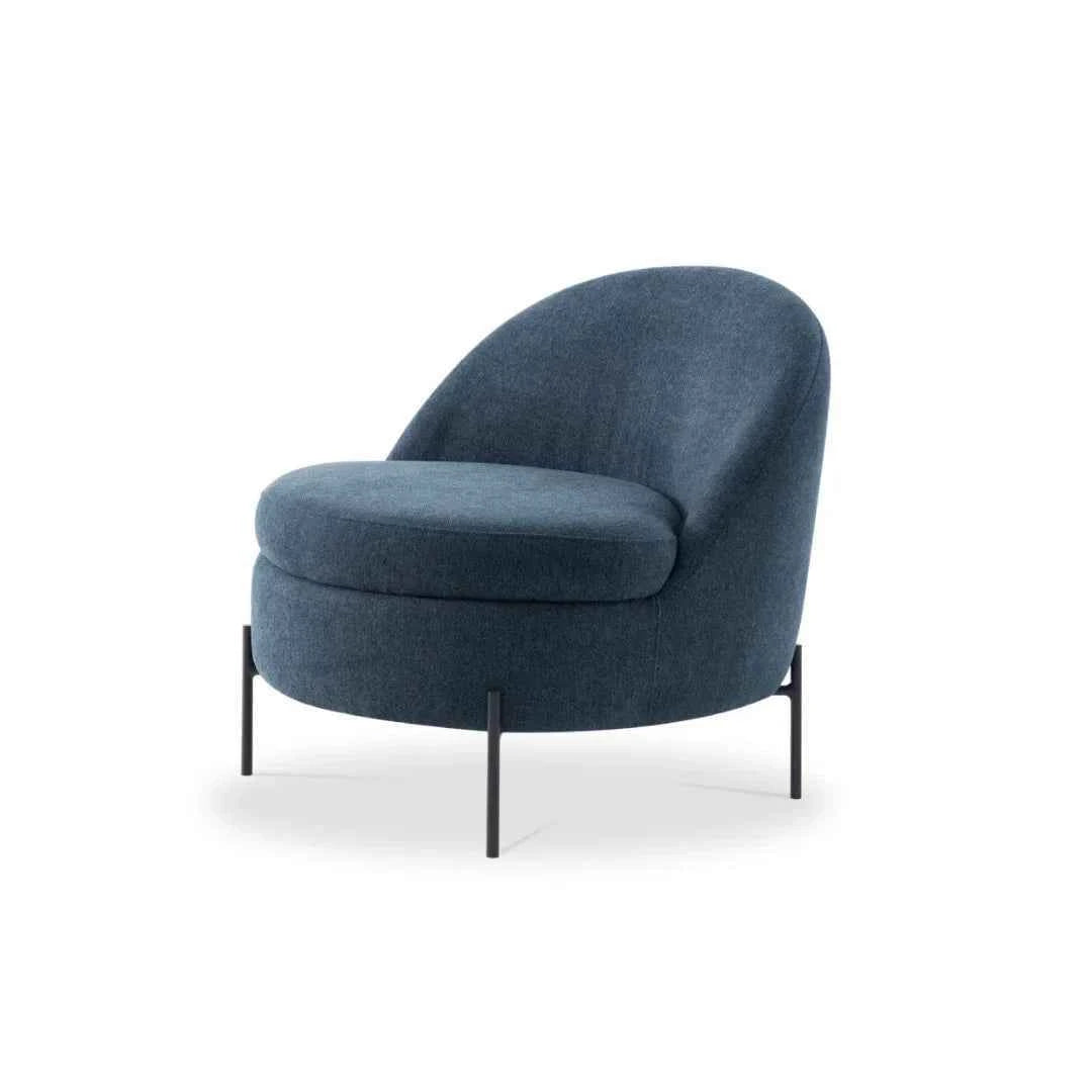 Poltrona Biscuit Metal com Puff - Attua Design Moveis de Alto Padrão
