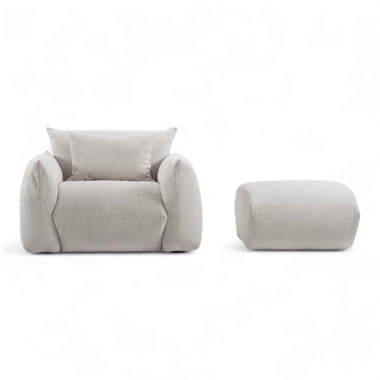 Poltrona Bless Com Puff - Attua Design Moveis de Alto Padrão