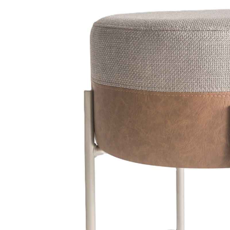 Puff Job Metal - Attua Design Moveis de Alto Padrão