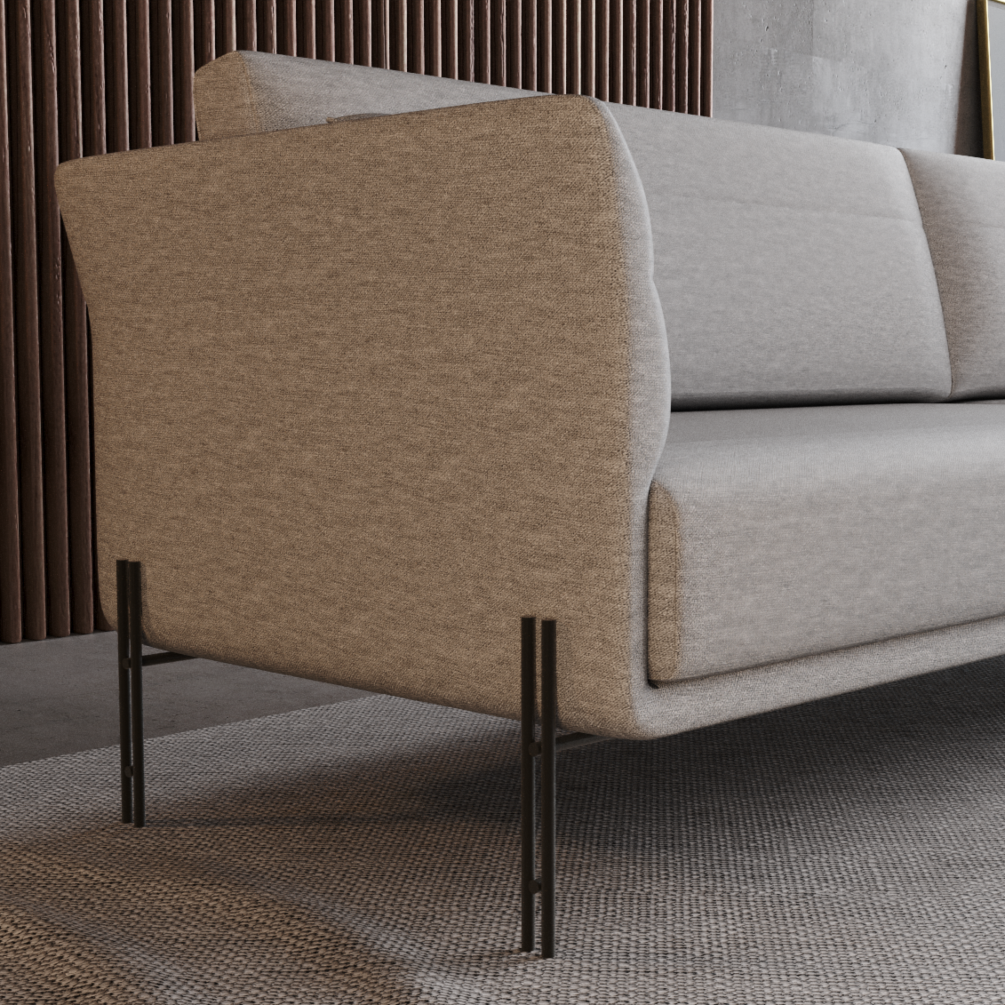 Sofá Dommés Chaise - Attua Design Moveis de Alto Padrão