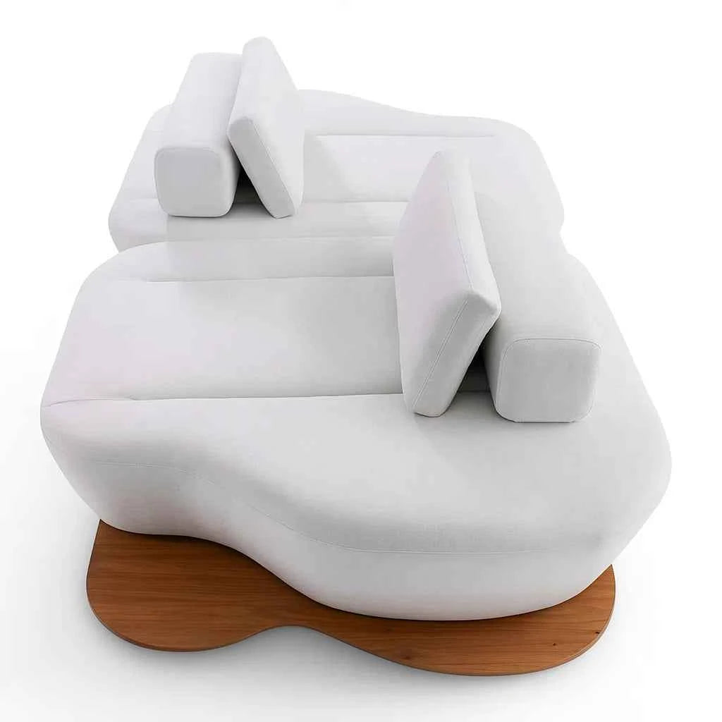 Sofá Orgânico Cascalho Elétrico - Attua Design Moveis de Alto Padrão