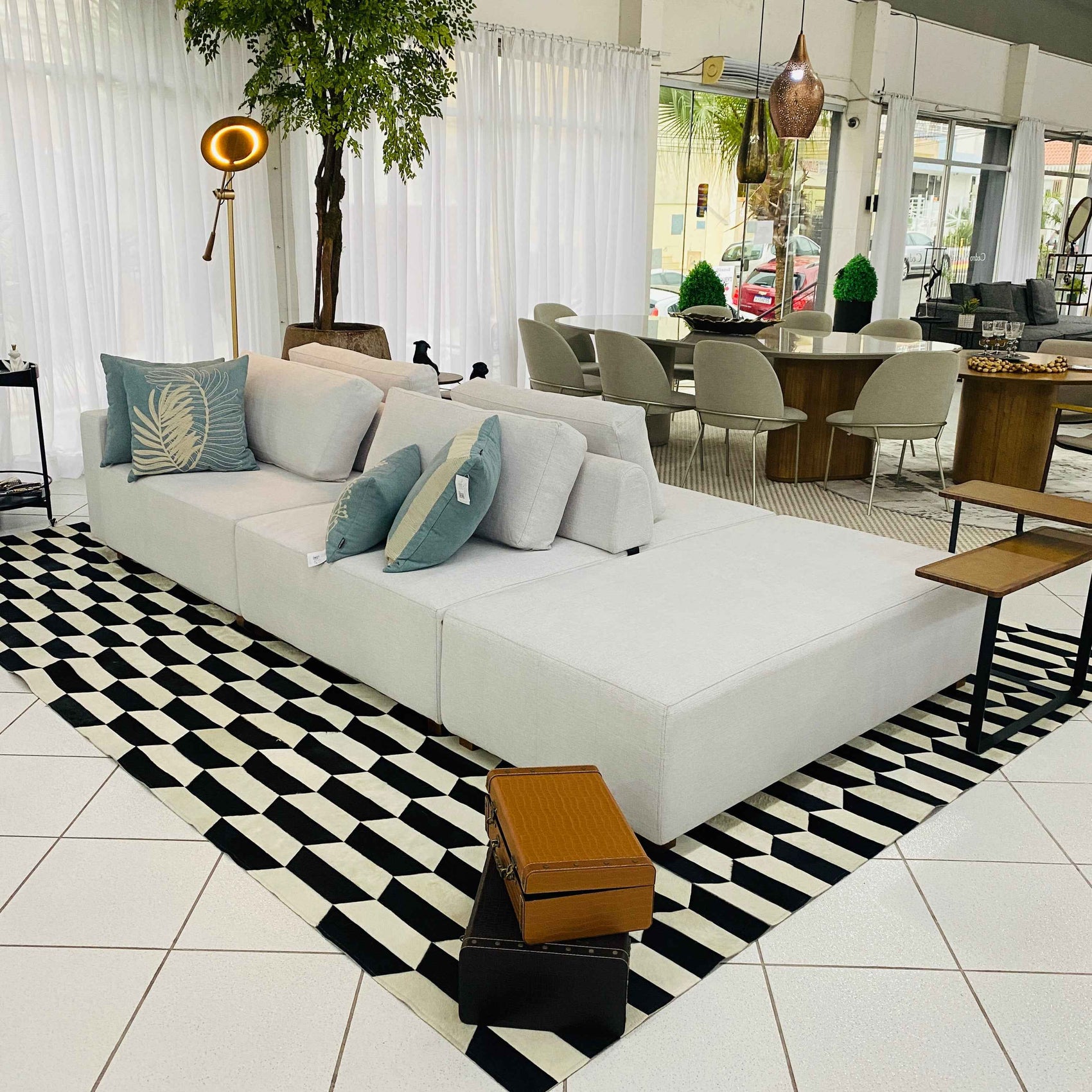 Sofá Ilha Manual Marselha - Attua Design Moveis de Alto Padrão