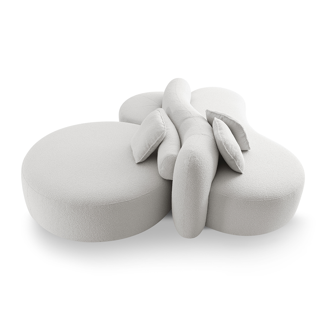 Sofá Ilha Bubbly Orgânico - Attua Design Moveis de Alto Padrão