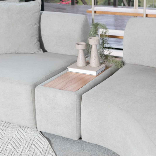 Sofá Caracole Orgânico com Mesa - Attua Design Moveis de Alto Padrão