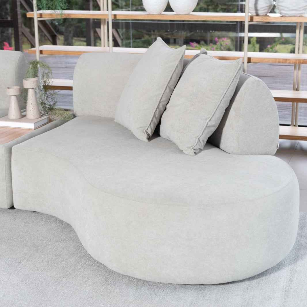 Sofá Caracole Orgânico com Mesa - Attua Design Moveis de Alto Padrão