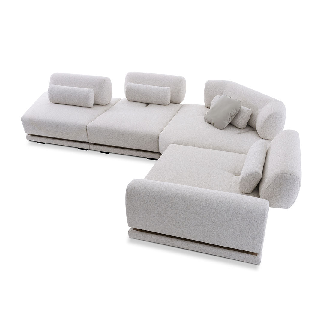 Sofá Lyan Retrátil Elétrico de Canto - Attua Design Moveis de Alto Padrão