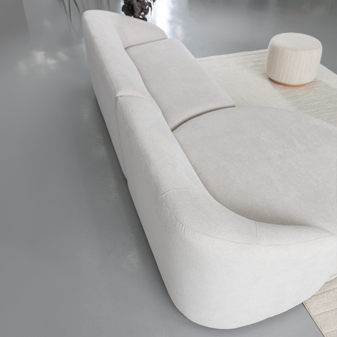 Sofá Orgânico Solano com Puff