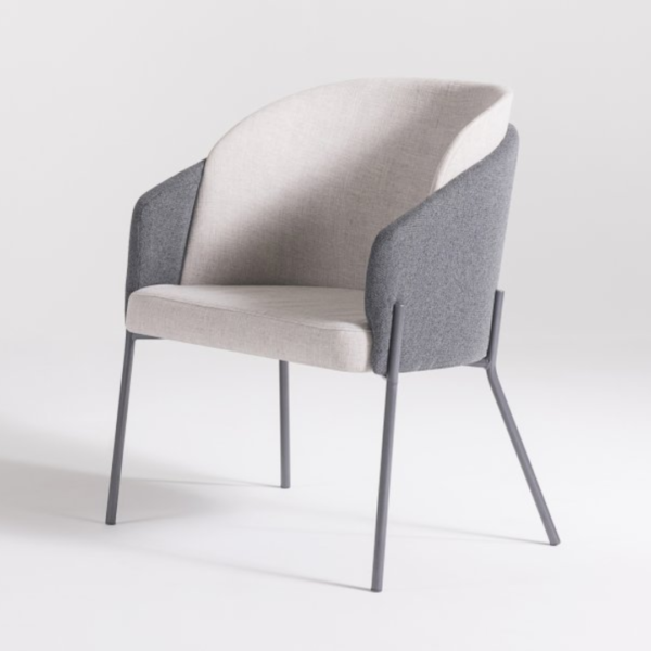 Poltrona Aurora Metal, poltrona estofada, poltrona moderna, poltrona confortável, poltrona sofisticada, poltrona para sala de estar, poltrona para escritório, poltrona para recepção, poltrona design assinado, poltrona com base de metal, poltrona elegante, poltrona contemporânea, poltrona de alto padrão, poltrona premium